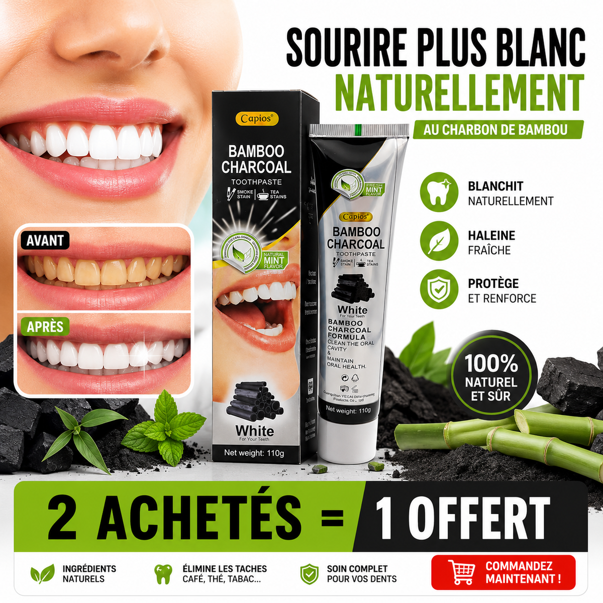 Finis les taches 🤩🦷